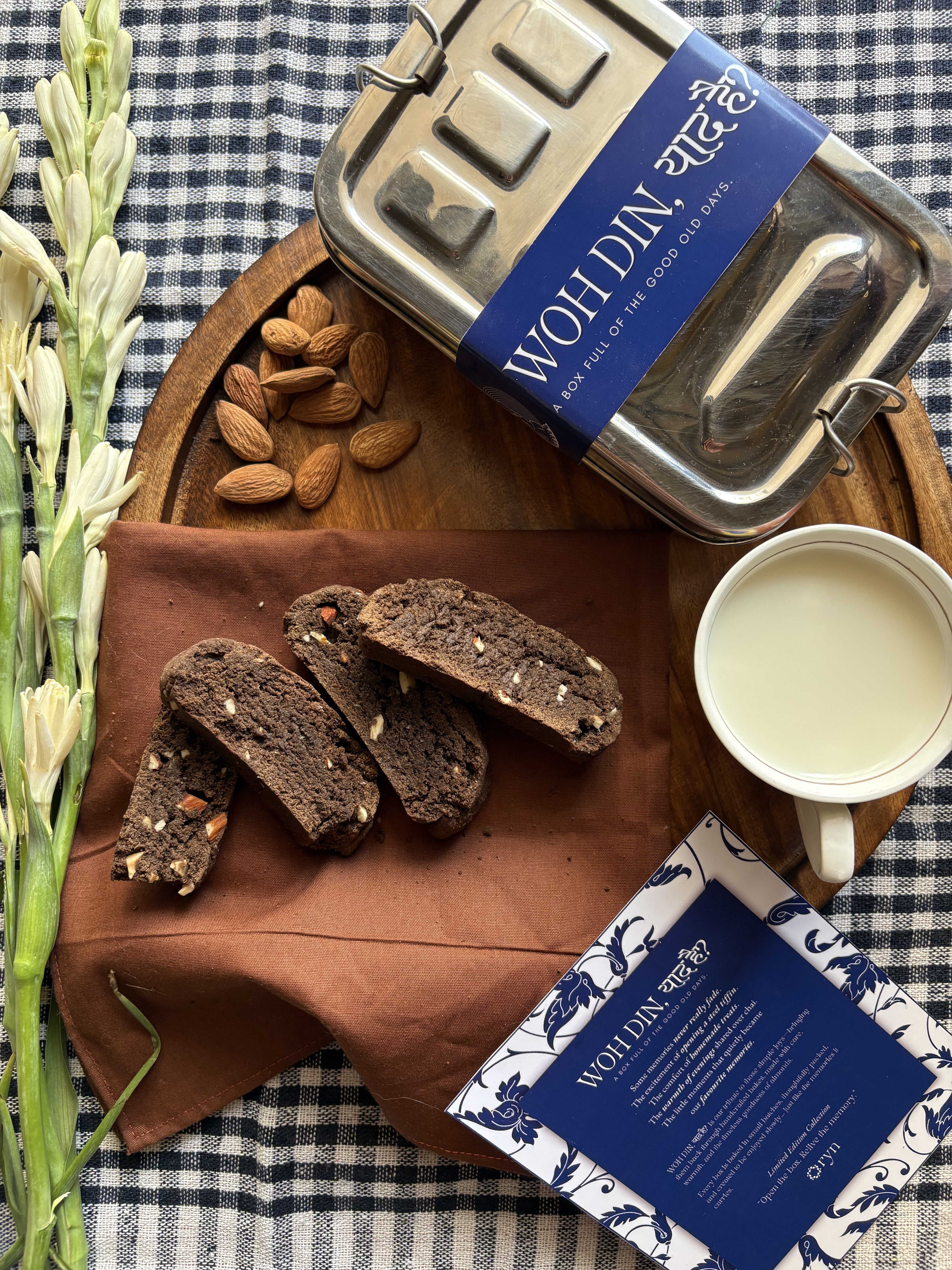 Almond Chocolate Biscotti